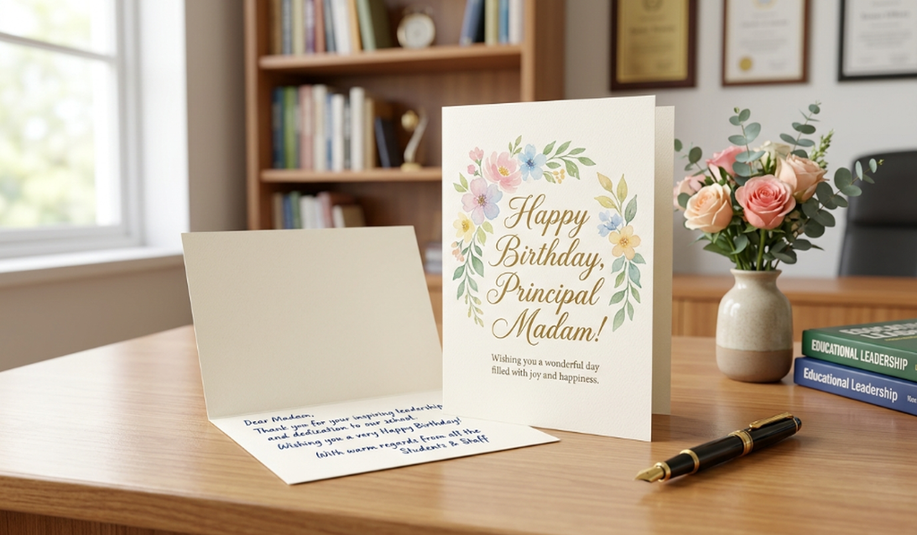 Birthday Greetings for Principal Madam