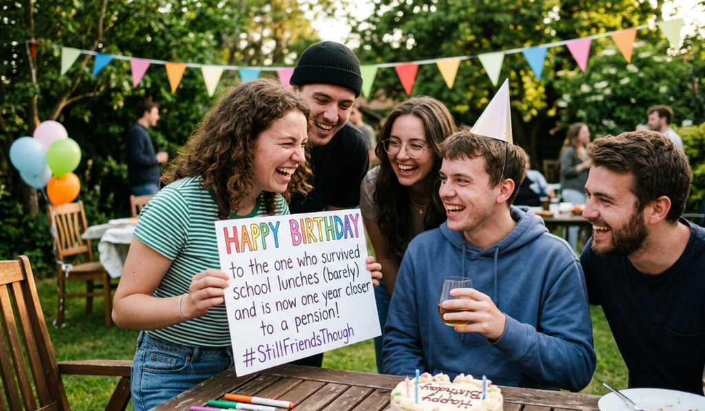 Funny Birthday Wishes for a School Friend