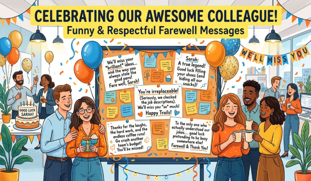Funny but Respectful Farewell Messages