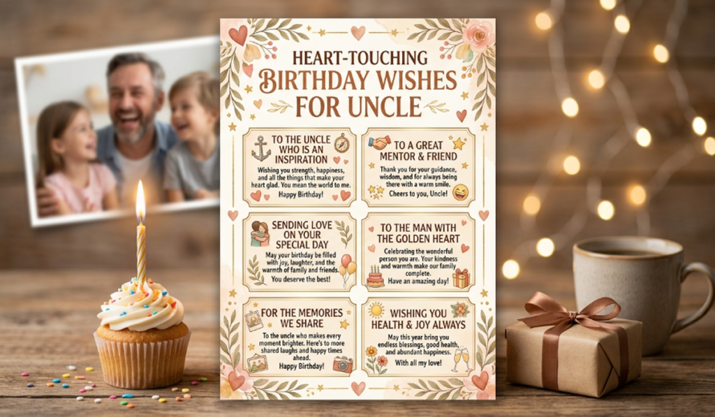 Heart-Touching Birthday Wishes for Uncle