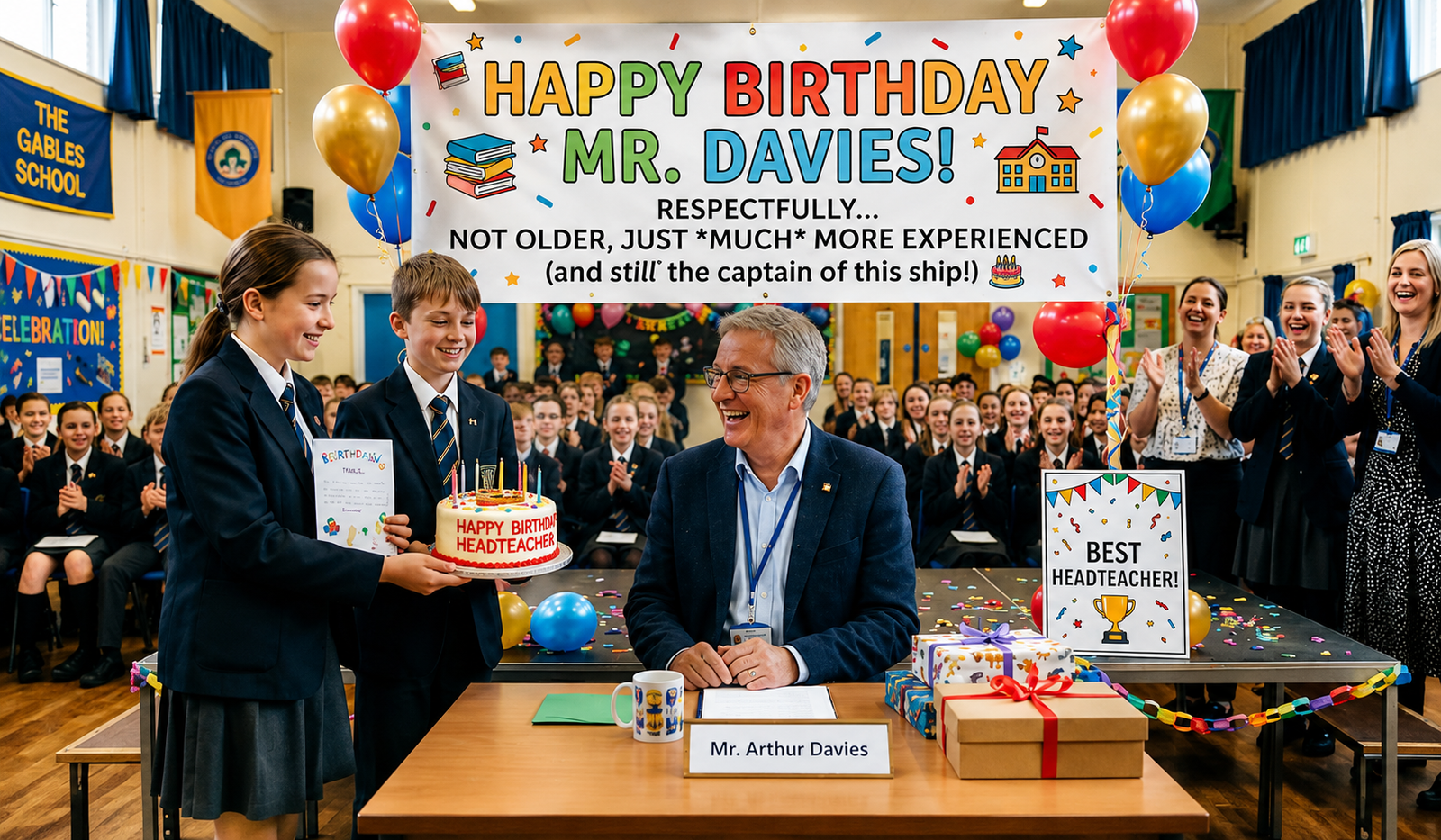 Respectful Funny Birthday Wishes for Headteacher