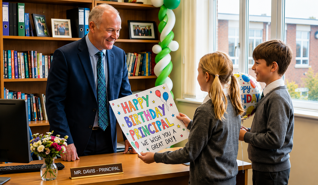 Simple Birthday Wishes for a School Principal