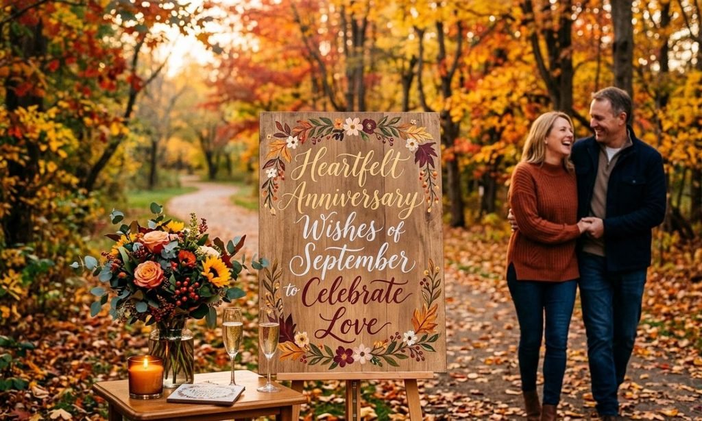 1. Heartfelt Anniversary Wishes of September to Celebrate Love