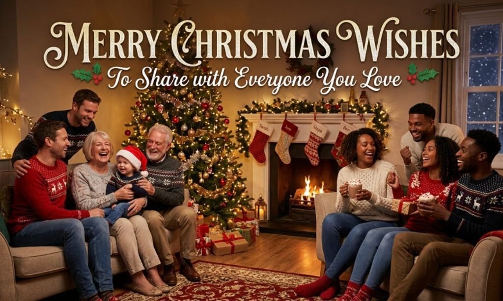 1. Merry Christmas Wishes to Share with Everyone You Love