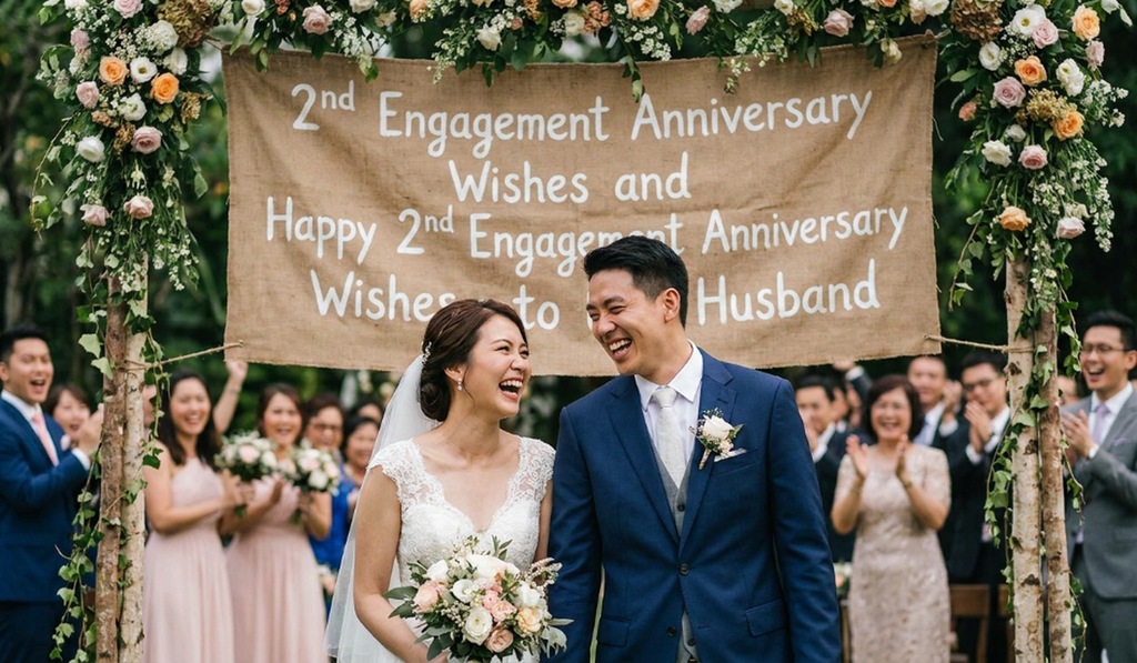 2nd Engagement Anniversary Wishes and Happy 2nd Engagement Anniversary Wishes to Husband