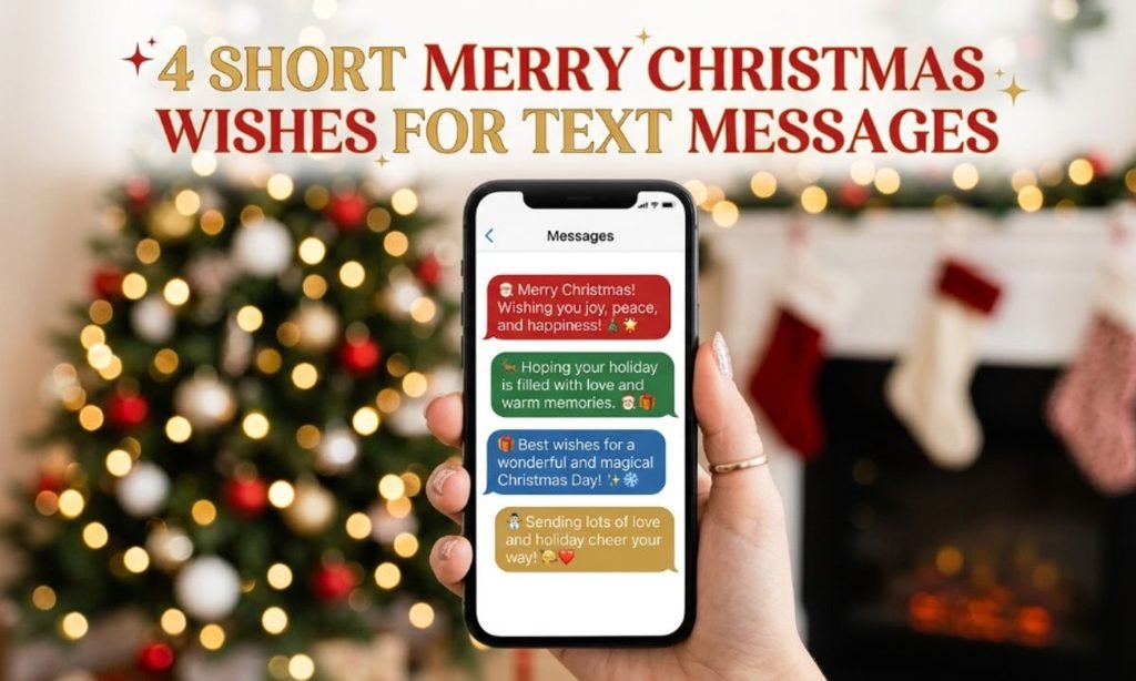 4. Short Merry Christmas Wishes for Text Messages