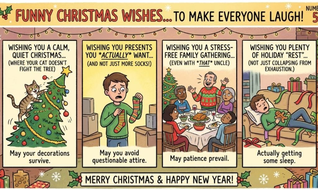 5. Funny Christmas Wishes to Make Everyone Laugh
