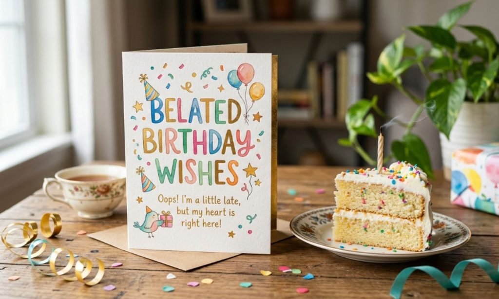 Belated Birthday Wishes