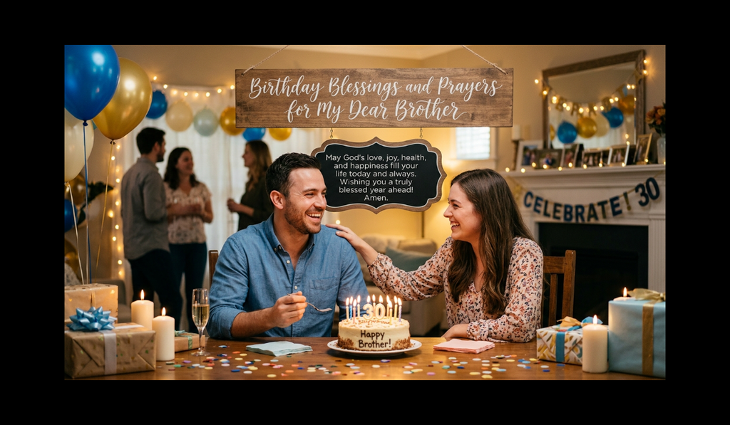 Birthday Blessings and Prayers for Brother