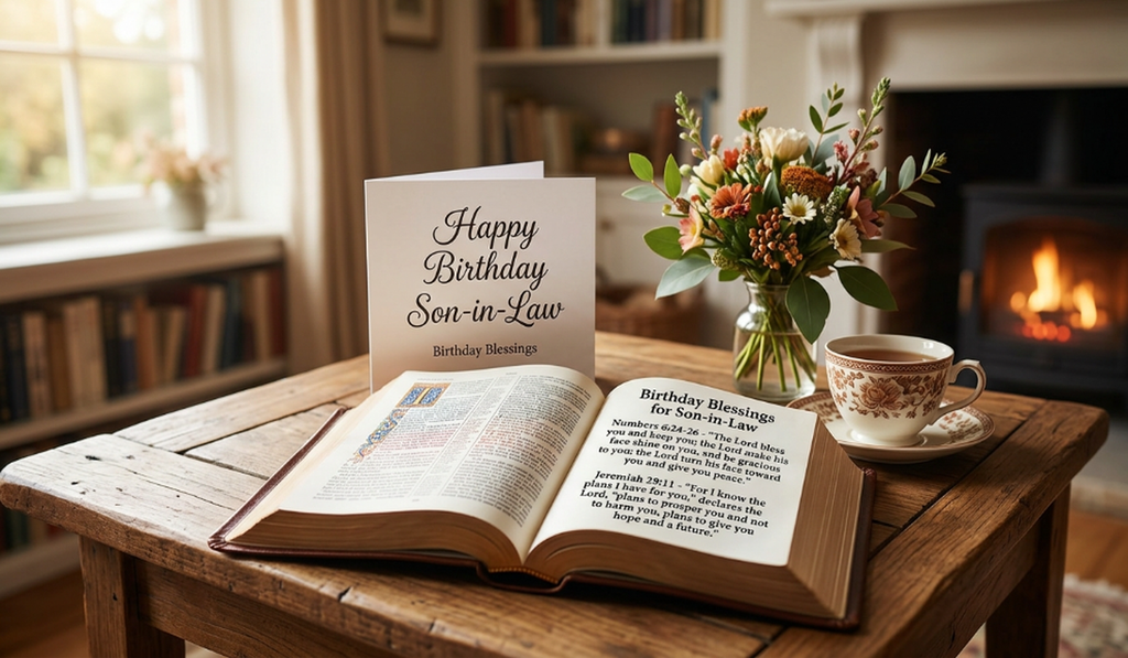 Birthday Blessings for Son-in-Law with Bible Verses