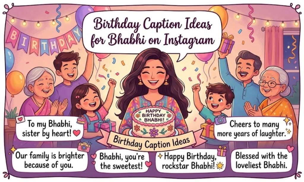 Birthday Caption Ideas for Bhabhi on Instagram