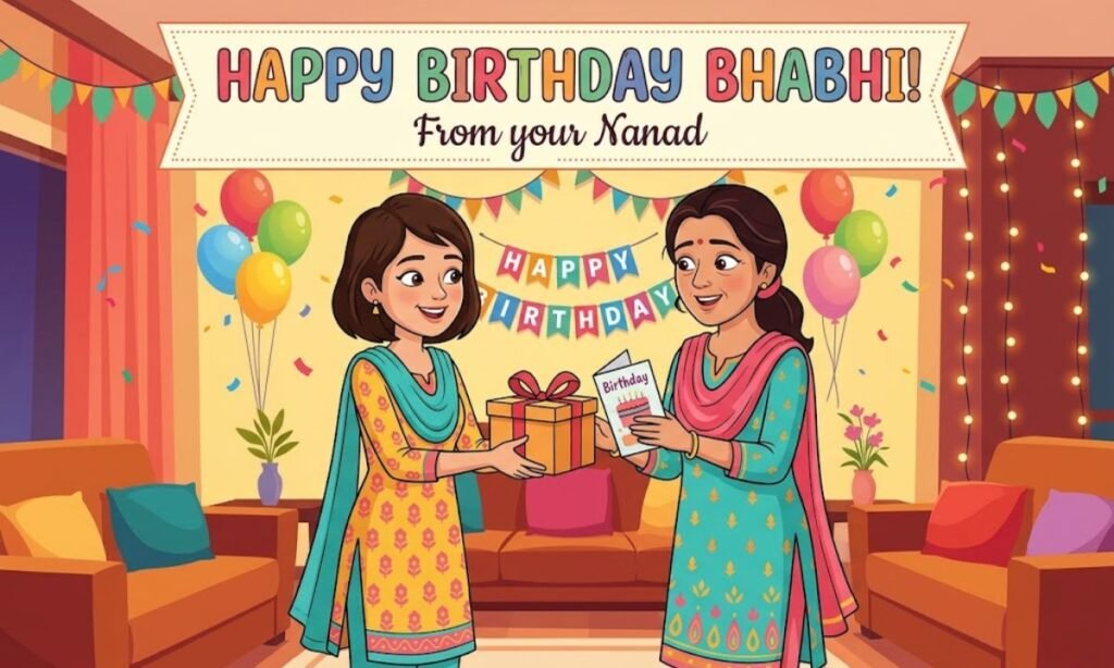 Birthday Wishes for Bhabhi from Nanad