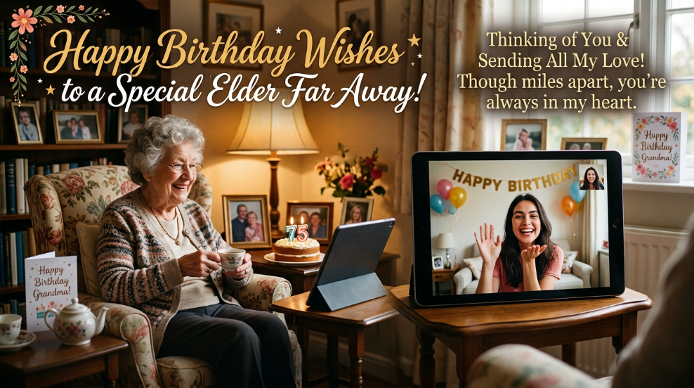 Birthday Wishes for Elders Far Away