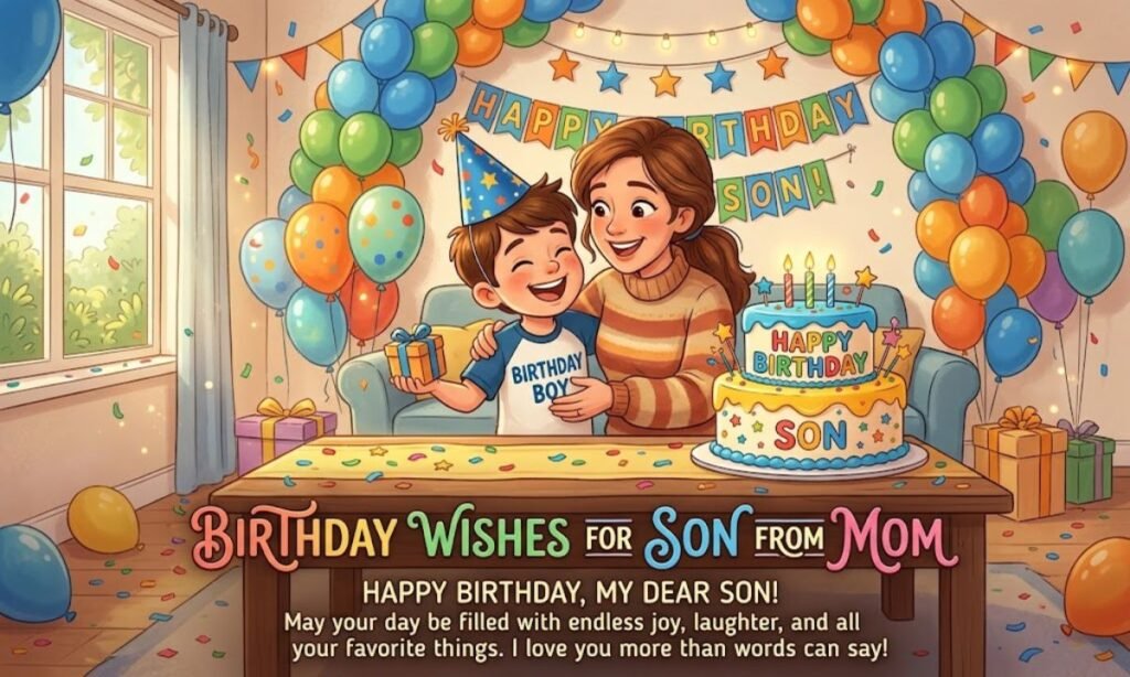 Birthday Wishes for Son from Mom