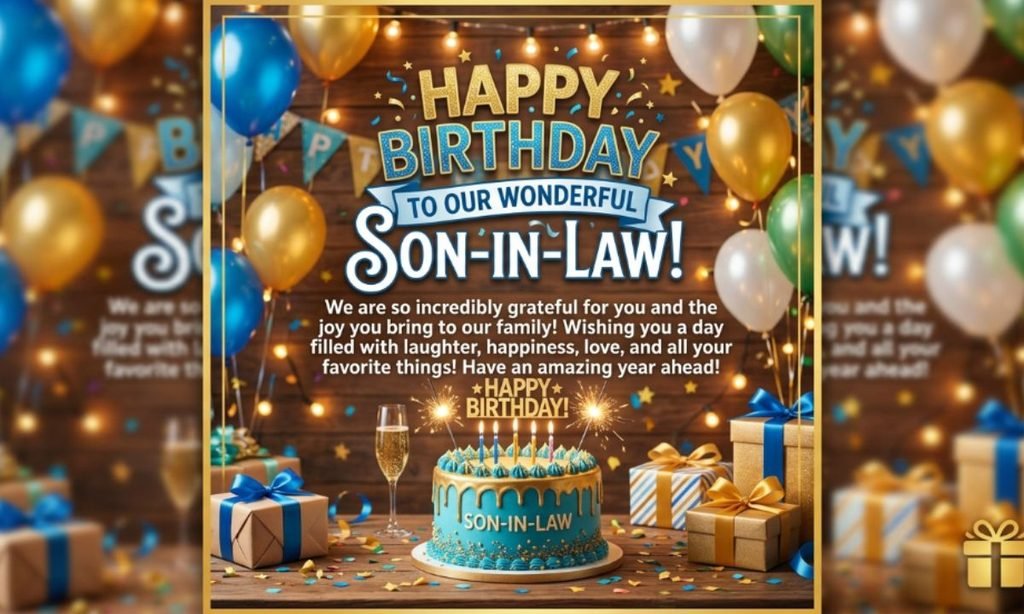 Birthday Wishes for Son-in-Law for WhatsApp, Facebook, and Instagram