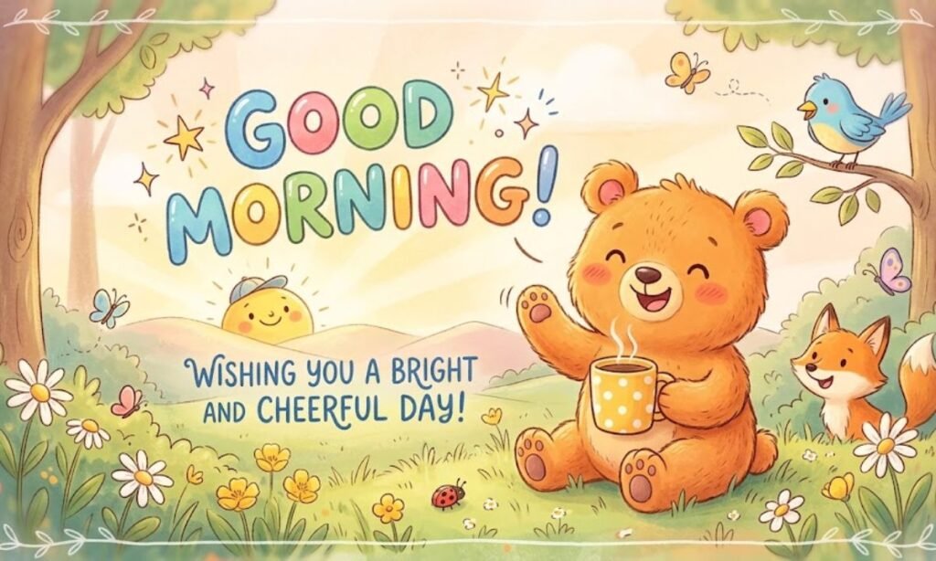 Cute and Cheerful Good Morning Greetings