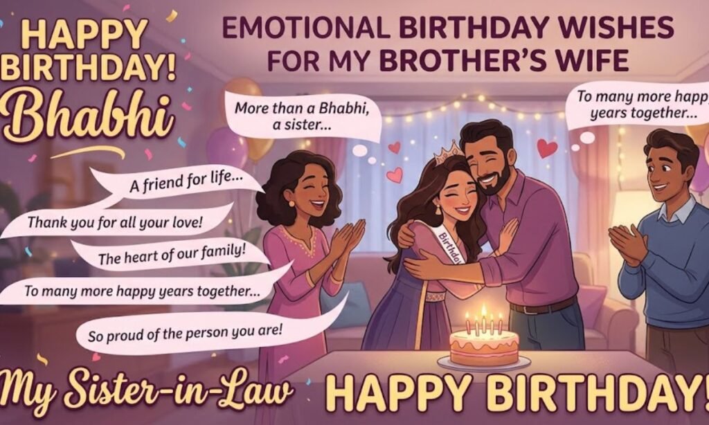Emotional Birthday Wishes for My Brother’s Wife