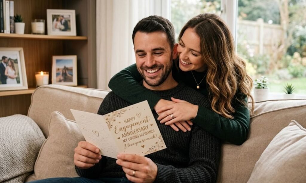 Engagement Anniversary Wishes for Husband