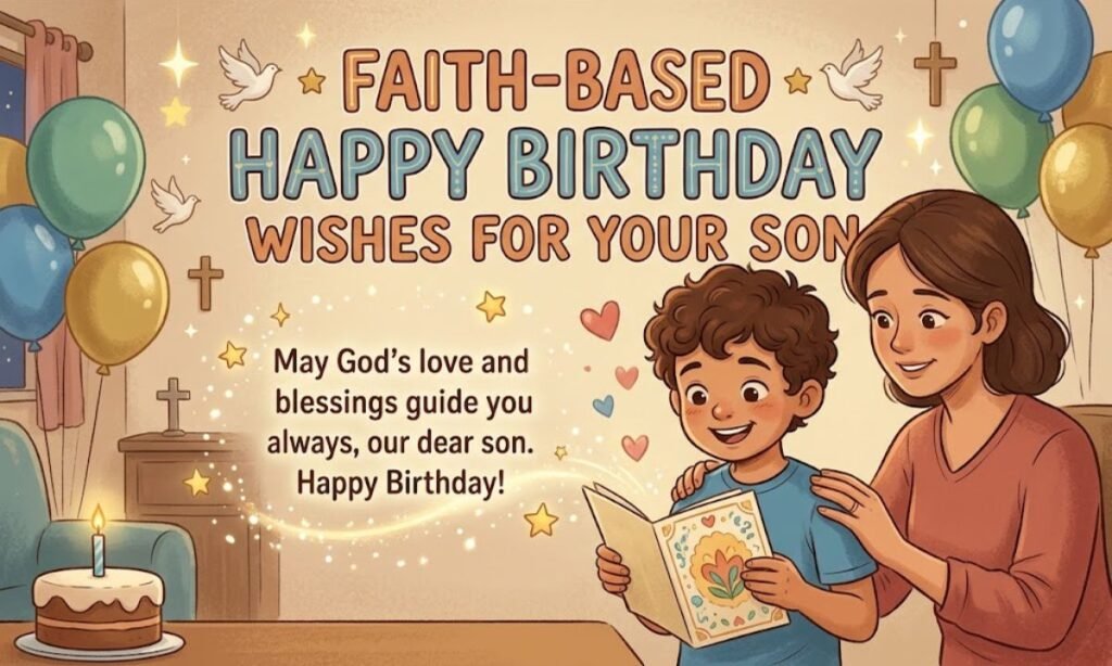 Faith-Based Happy Birthday Wishes For your Son