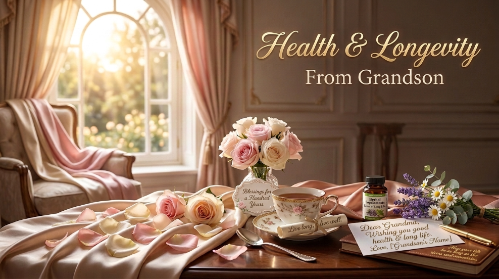 From Grandson Focus on Health & Longevity