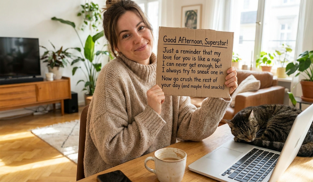 Funny Good Afternoon Message for Her