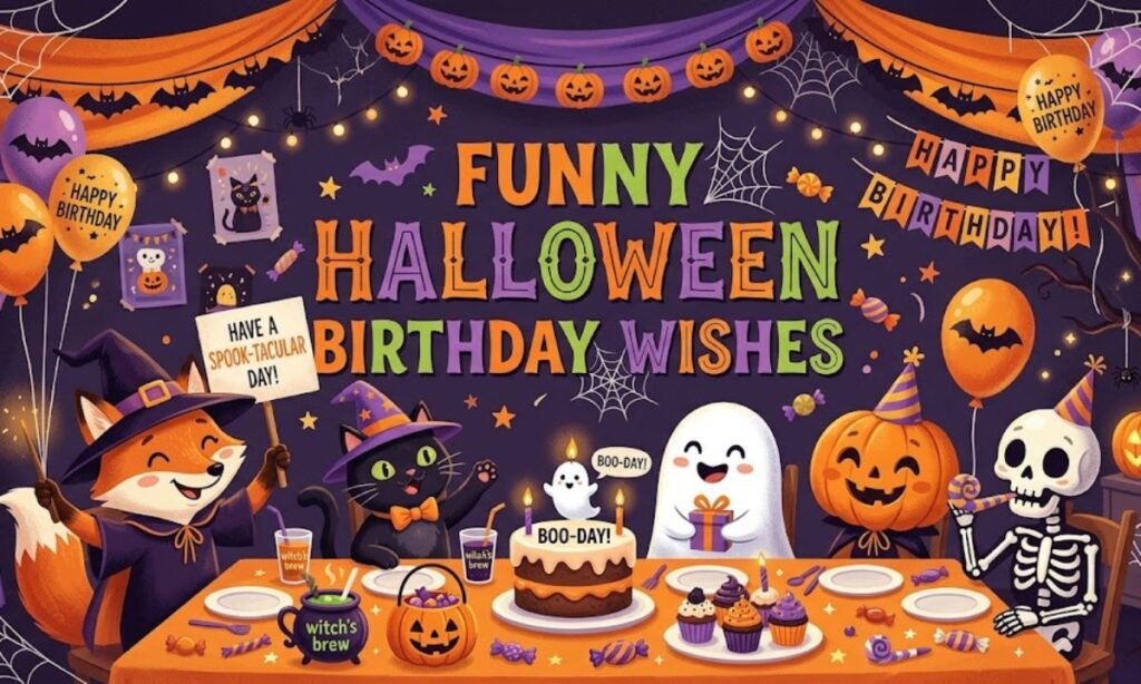 Funny Halloween Birthday Wishes