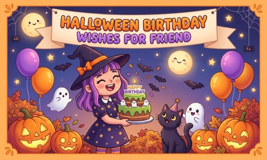Halloween Birthday Wishes for Friend