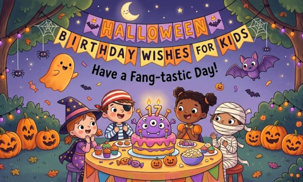 Halloween Birthday Wishes for Kids