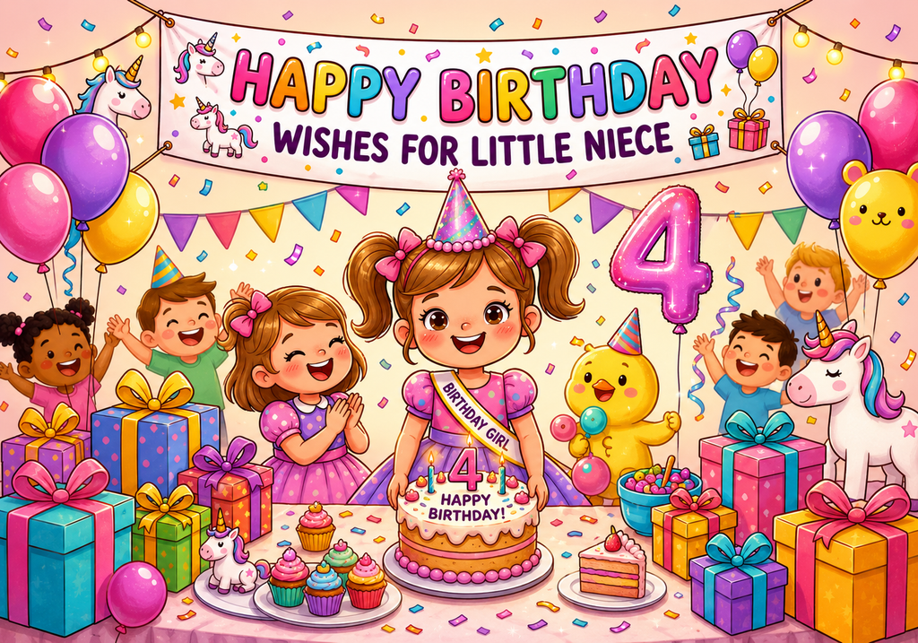 Happy Birthday Wishes for Little Niece
