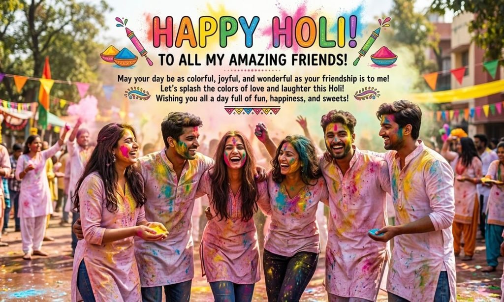Happy Holi Messages for Friends