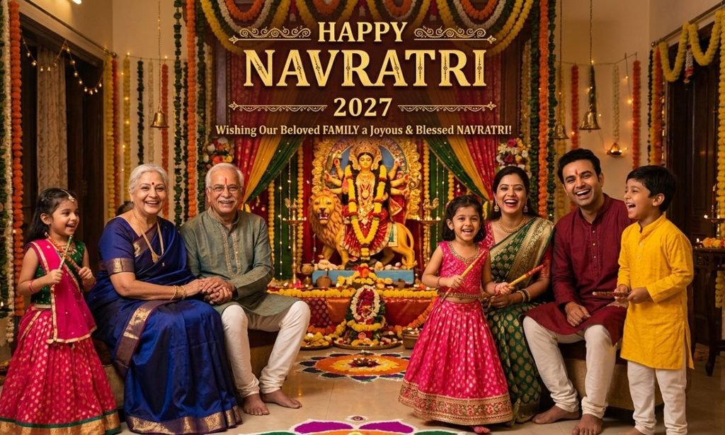 Happy Navratri 2027 Greetings for Family