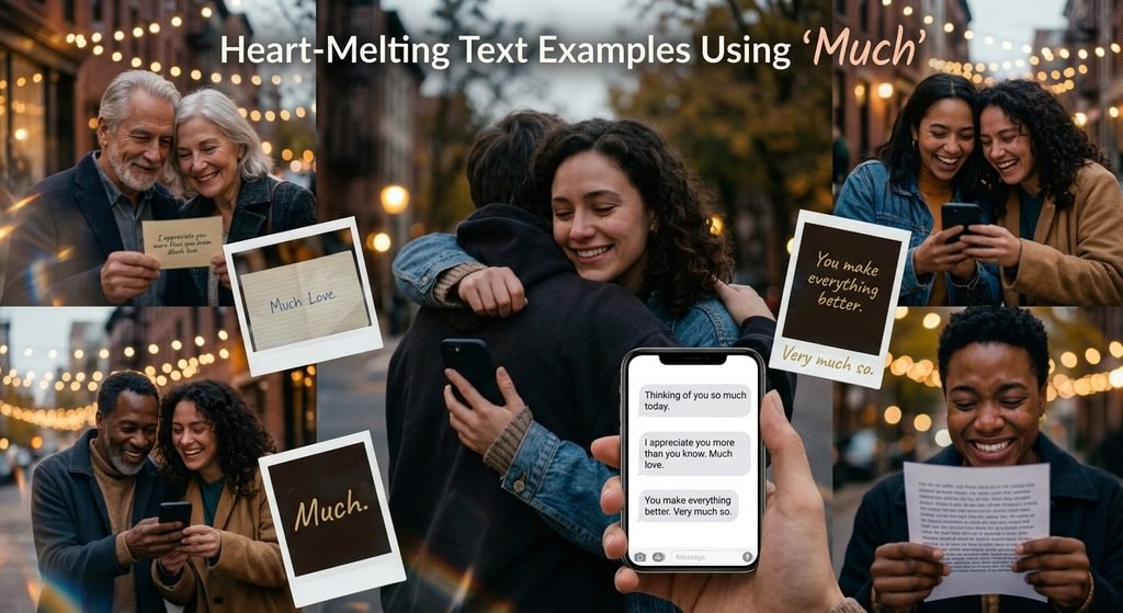 Heart-Melting Text Examples Using Much