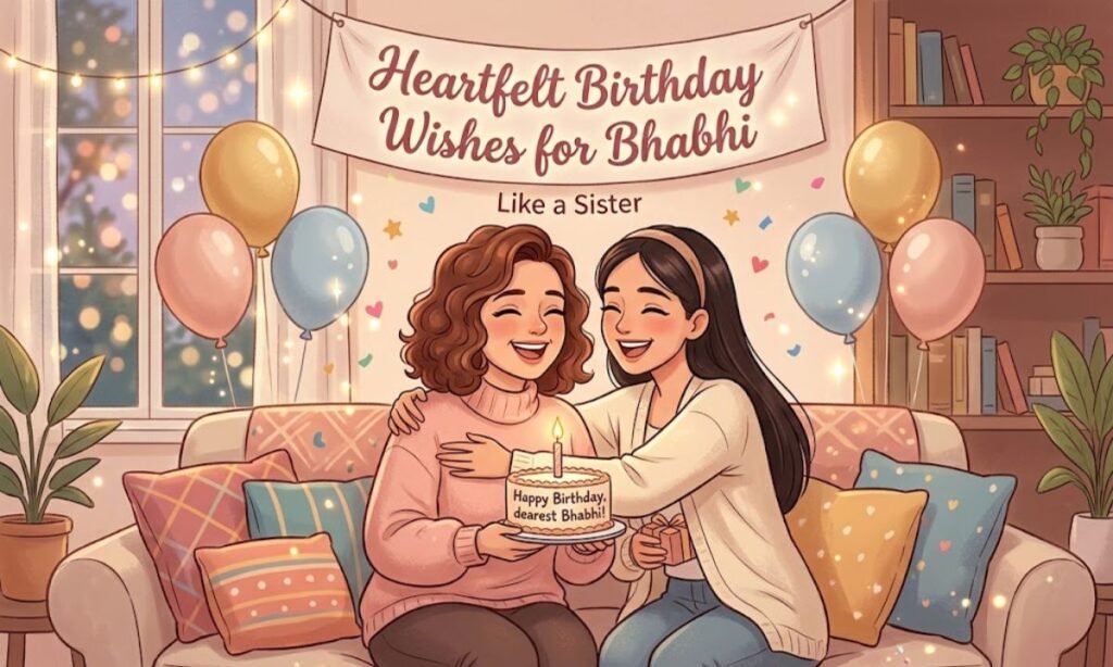 Heartfelt Birthday Wishes for Bhabhi Like a Sister