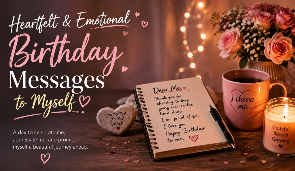 Heartfelt & Emotional Birthday Messages to Myself