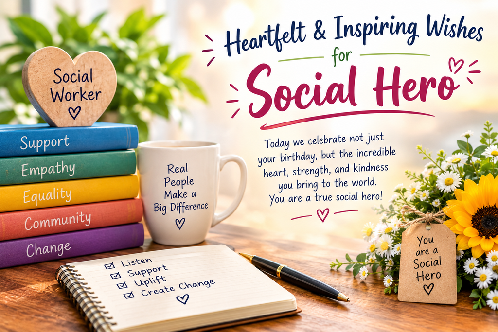 Heartfelt & Inspiring Wishes for Social Hero