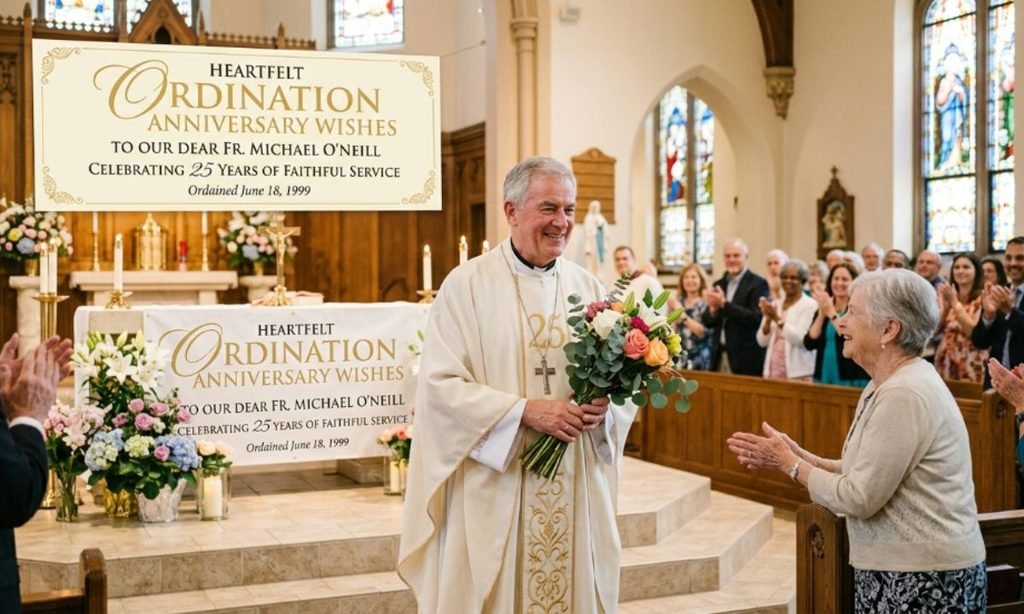 Heartfelt Ordination Anniversary Wishes