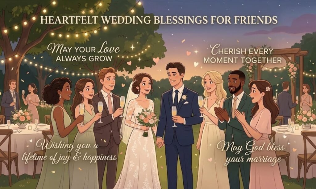 Heartfelt Wedding Blessing Wishes for Friends