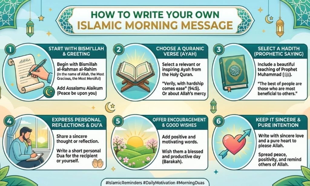 How to Write Your Own Islamic Morning Message
