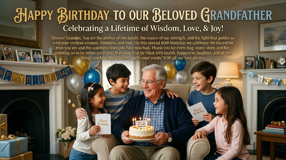 Inspirational & Encouraging Birthday Wishes for Grandfather