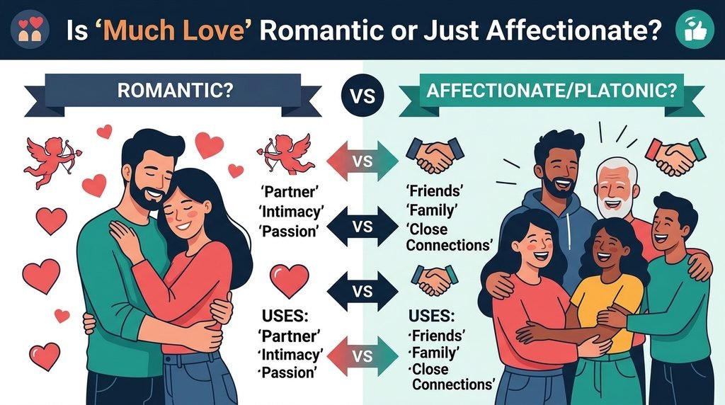 Is Much Love Romantic or Just Affectionate