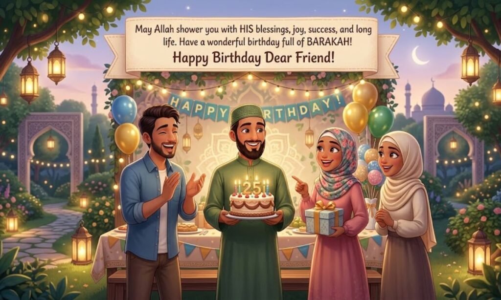 Islamic Birthday Messages for Friends