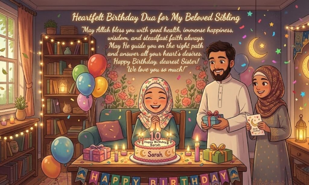 Islamic Birthday Wishes For Siblings