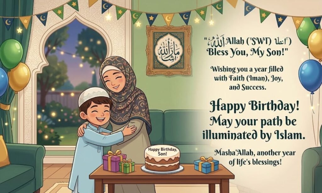 Islamic Birthday Wishes for your Son