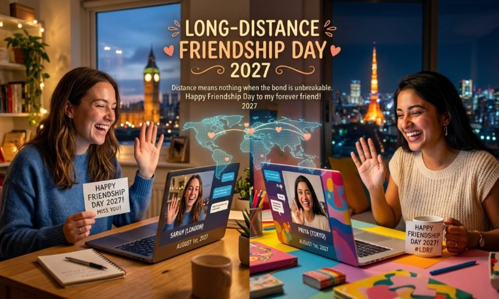Long-Distance Friend Friendship Day Wishes 2027