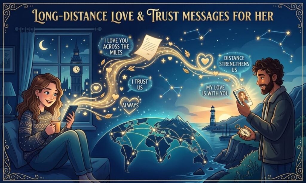 Long-Distance Love and Trust Messages for Her