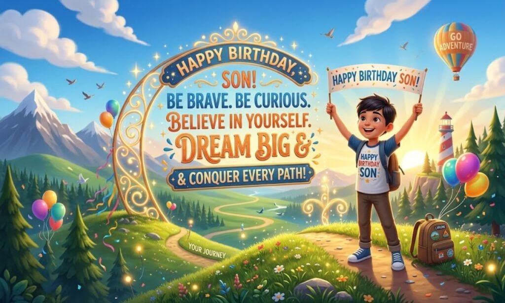 Motivational Birthday Wishes for your Son