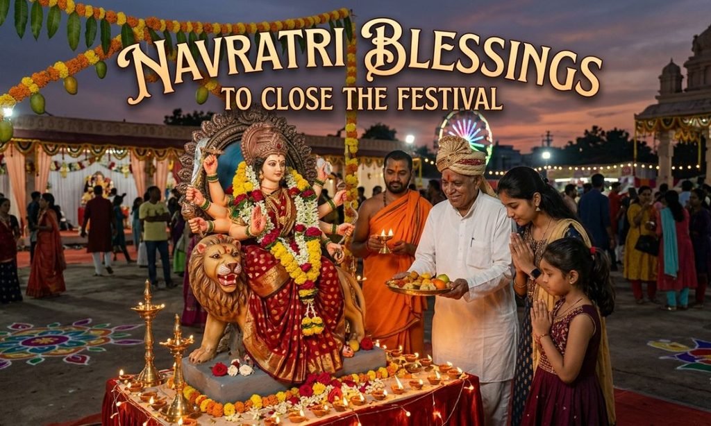 Navratri Blessings to Close the Festival