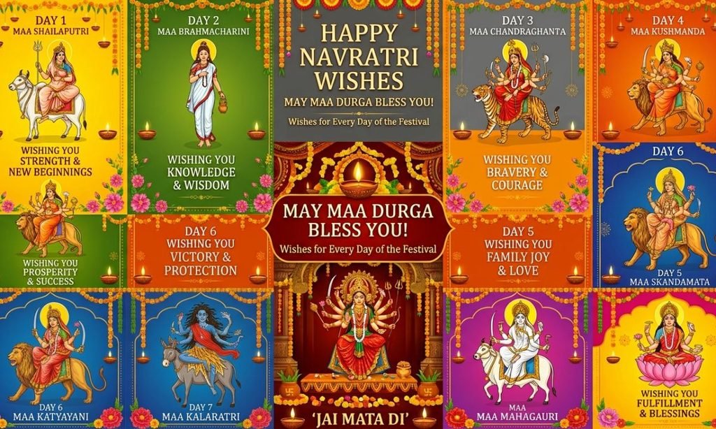 Navratri Wishes for Every Day of the Festival