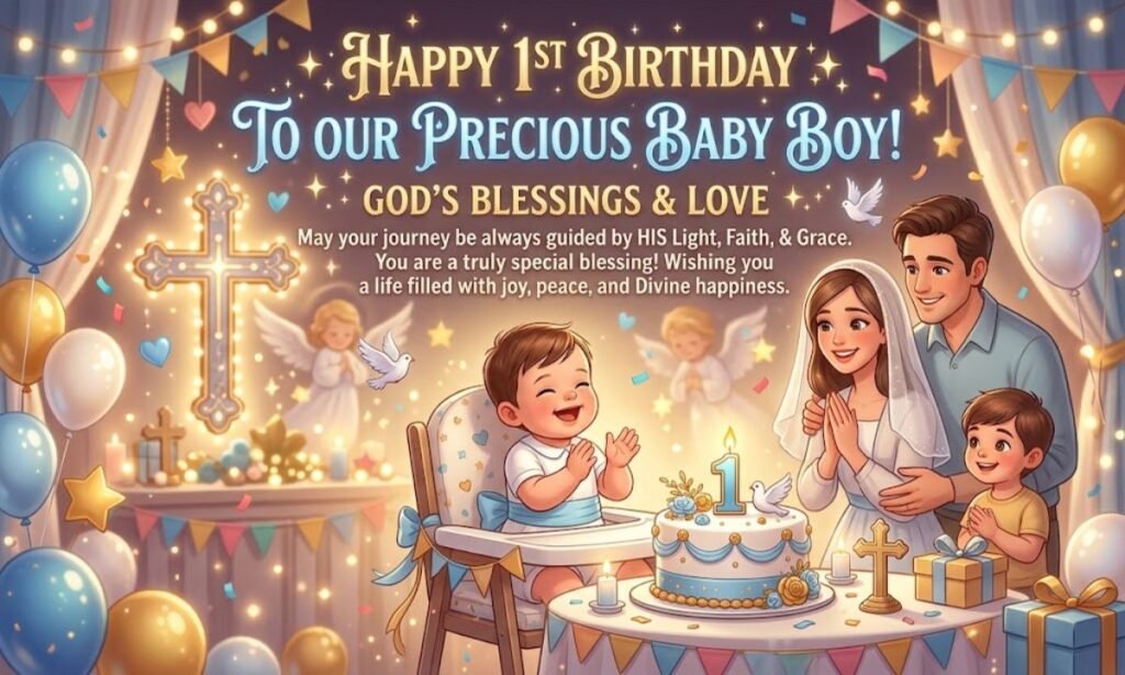 Religious Birthday Wishes for Baby Boy