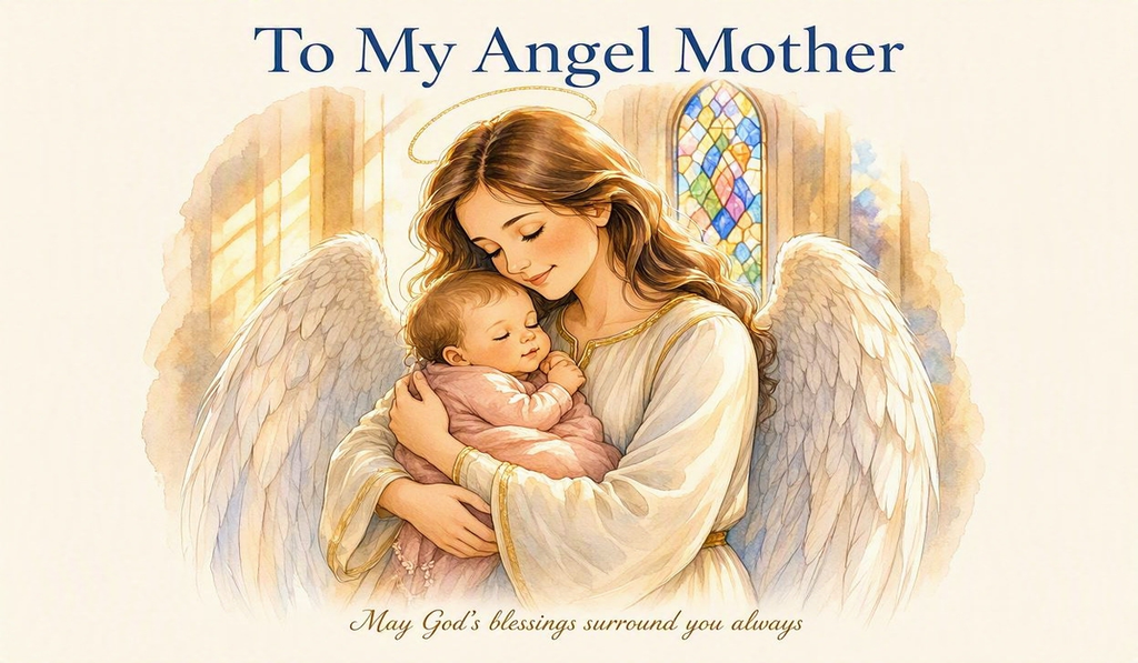 Religious and Blessing-Filled Wishes for the Mother Who Is an Angel to Her Child